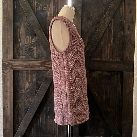 ELLA MOSS CORAL FLAMES SWEATER VEST
KNIT PULLOVER PINK STRETCH Sz- - Picture 5 of 11